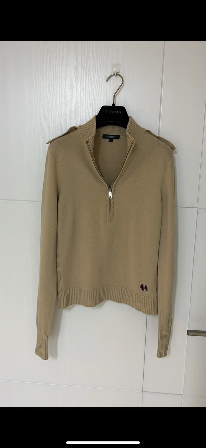 버버리 런던 반집업 니트 여성 44,55 정품 상품이미지1