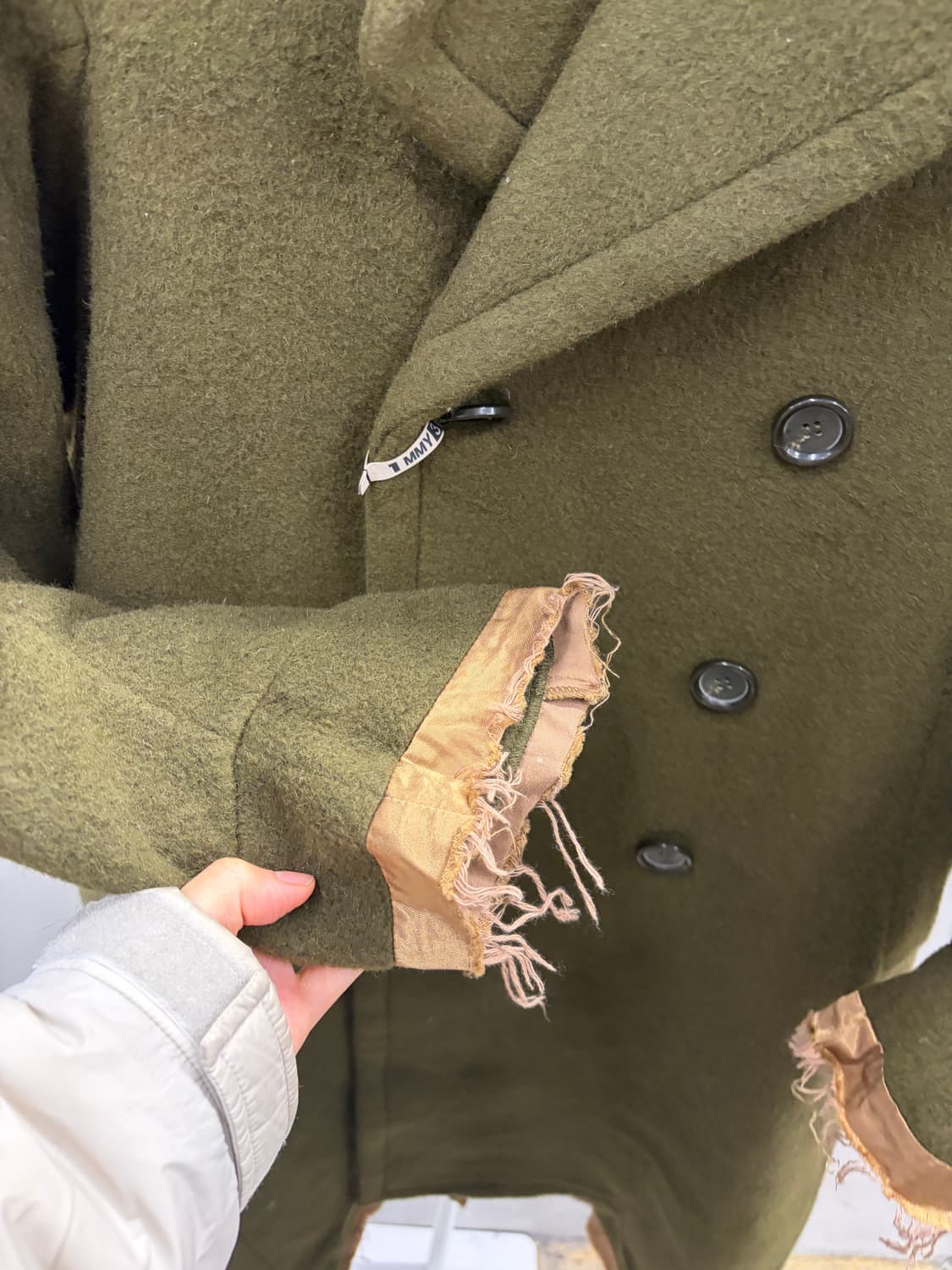 미하라 야스히로 22FW 컬렉션 롱 코트 XS 상품이미지4