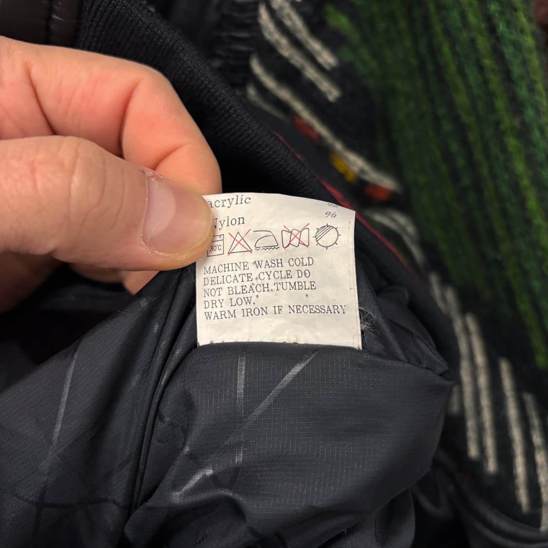 파비숑 에스닉 나바호 울패턴 패셔너블 스포츠 점퍼 N341 상품이미지10