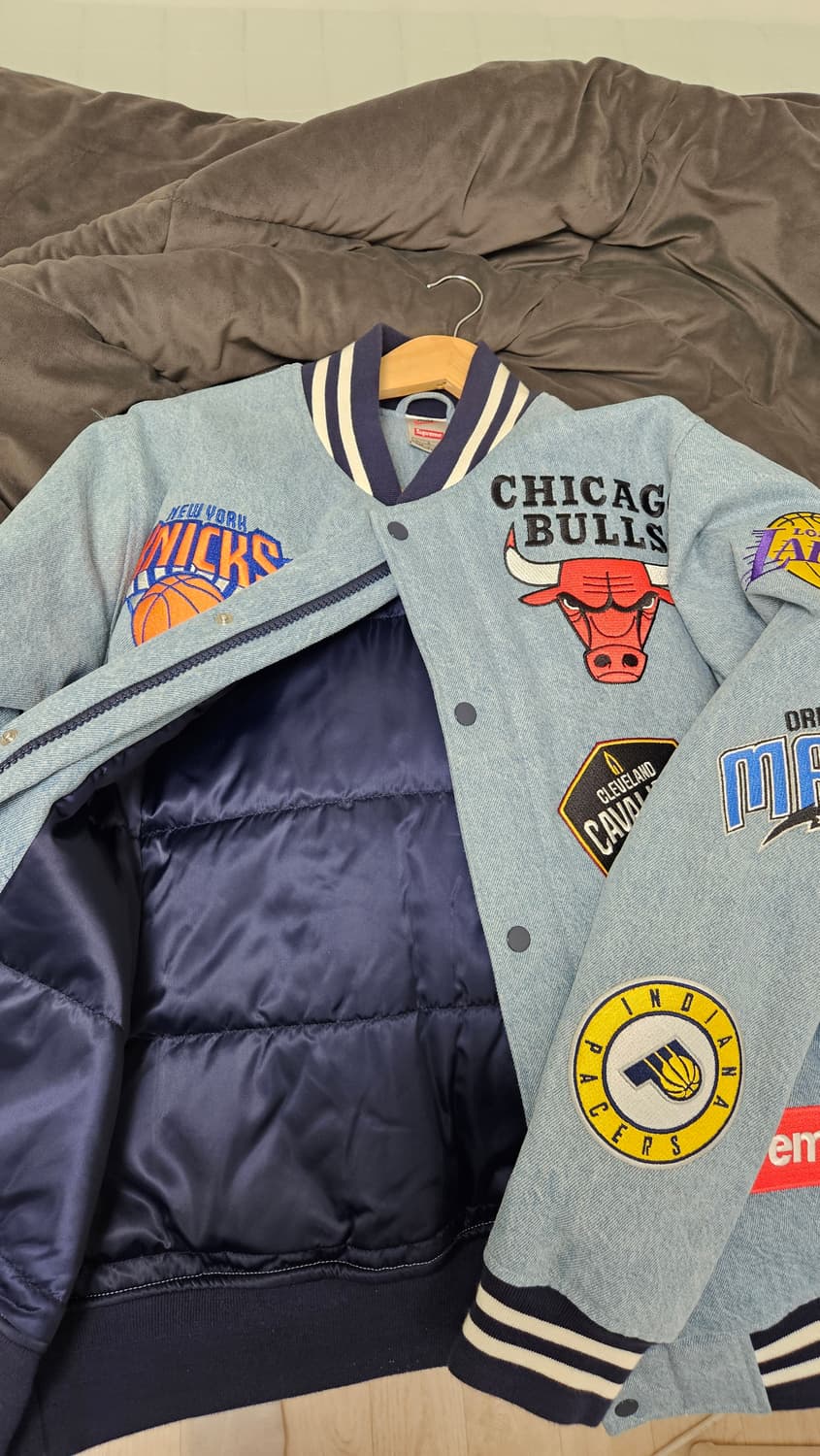 슈프림 나이키 nba 자켓 L 사이즈 상품이미지2