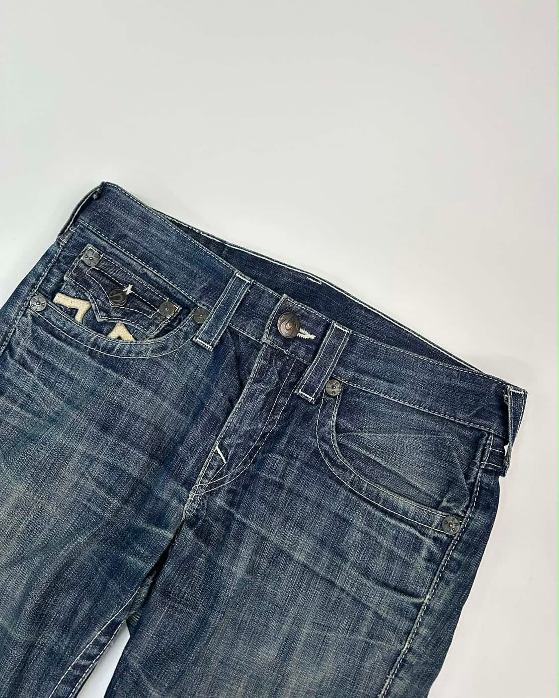 [32] 트루릴리젼 빌리 로우 부츠컷 플레어 진 데님 팬츠 상품이미지3