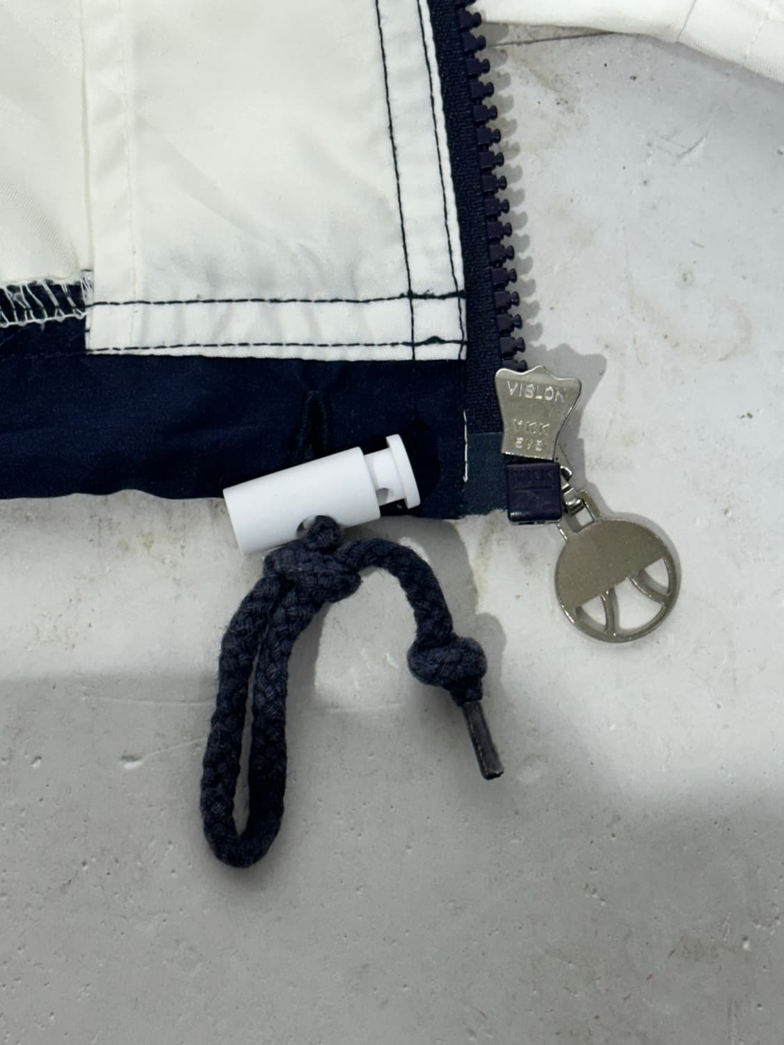 엘레쎄 화이트 블랙 사이드 라인 트랙탑 져지 상품이미지9