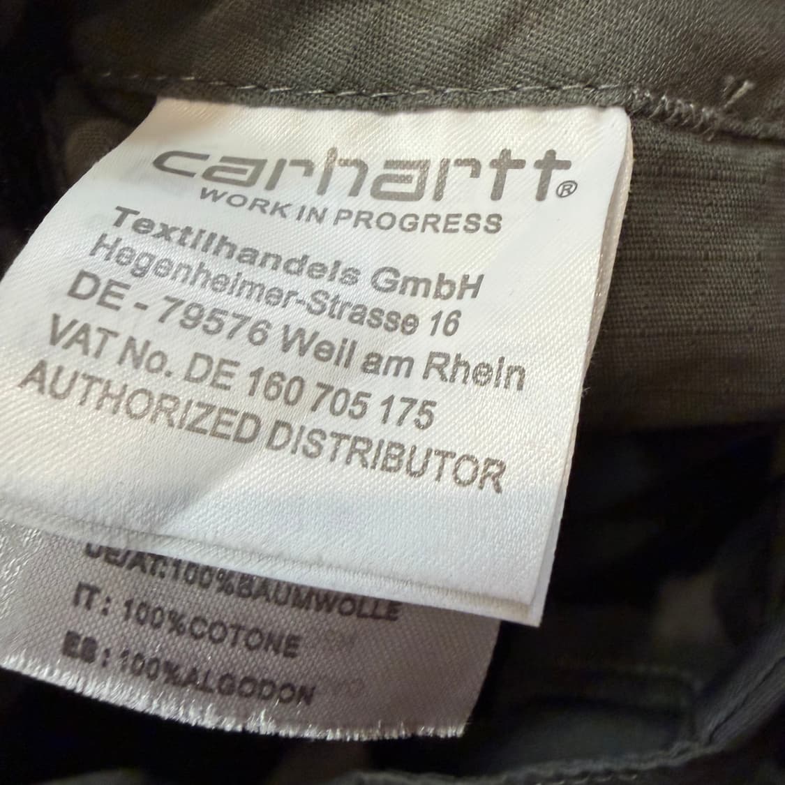 칼하트 WIP 카고 쇼츠 상품이미지4