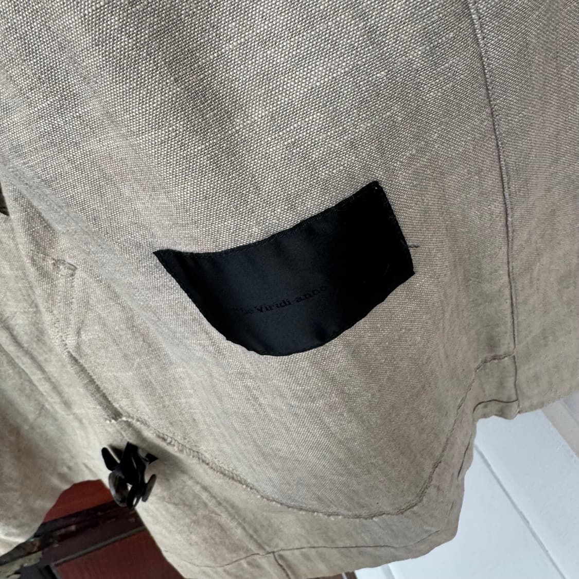 The viridi anne 코튼 숍 코트 상품이미지8