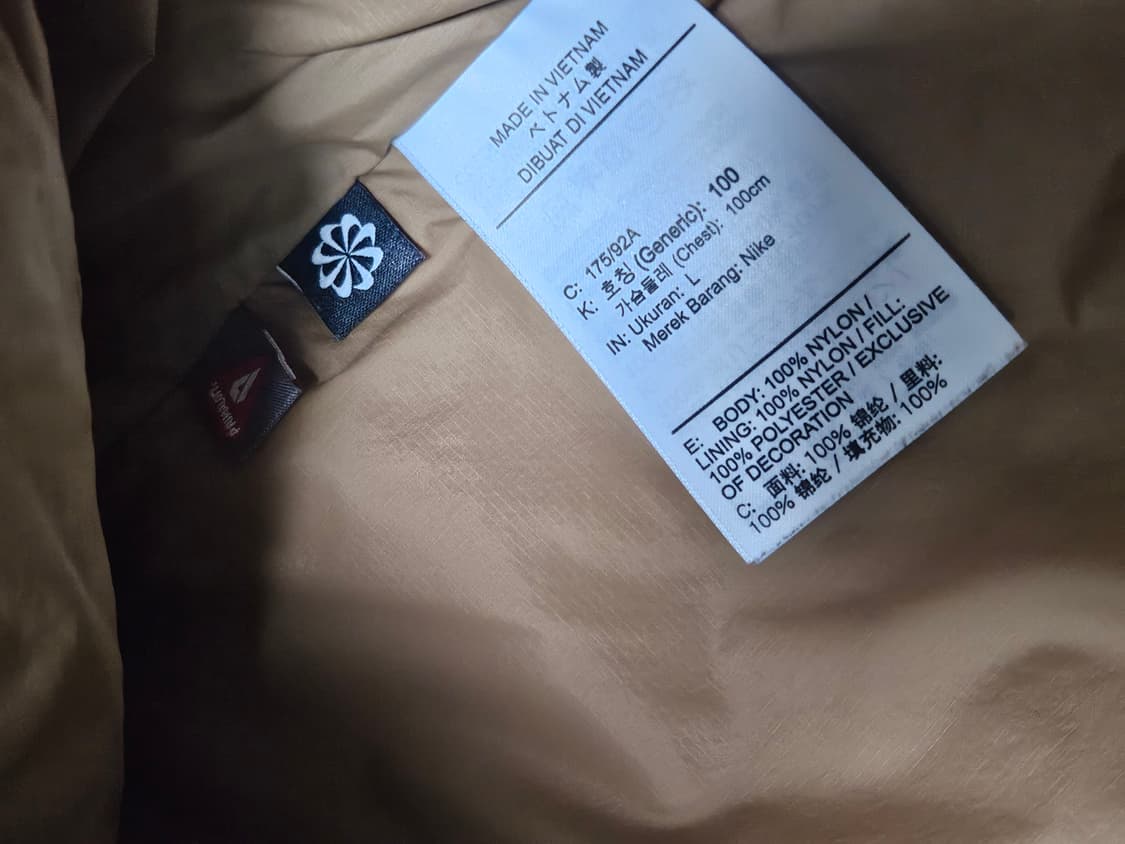 나이키 acg  프리마로프트 경량 패딩 베스트 조끼 로프드도프 등산 러닝 상품이미지3