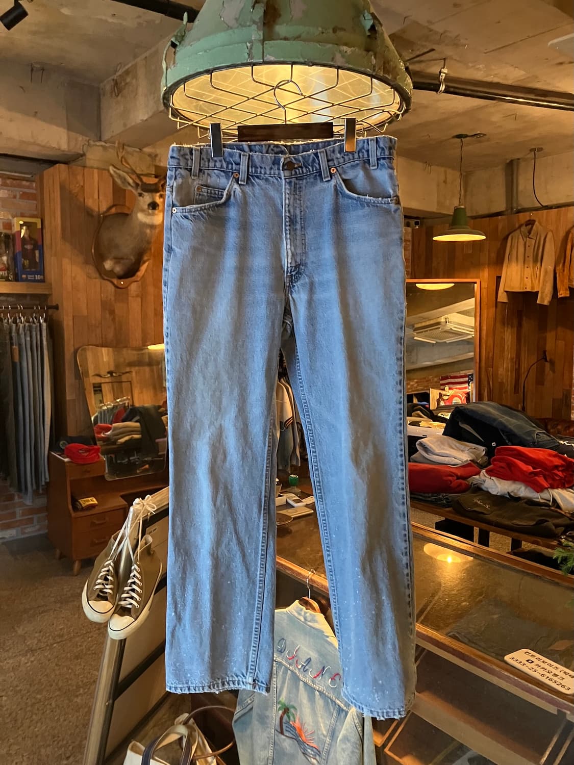 90s USA Levis 517 Boot Cut Denim Pants 상품이미지1