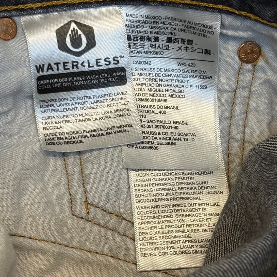 00s 미국 빈티지 리바이스 501 블랙진 청바지 상품이미지10