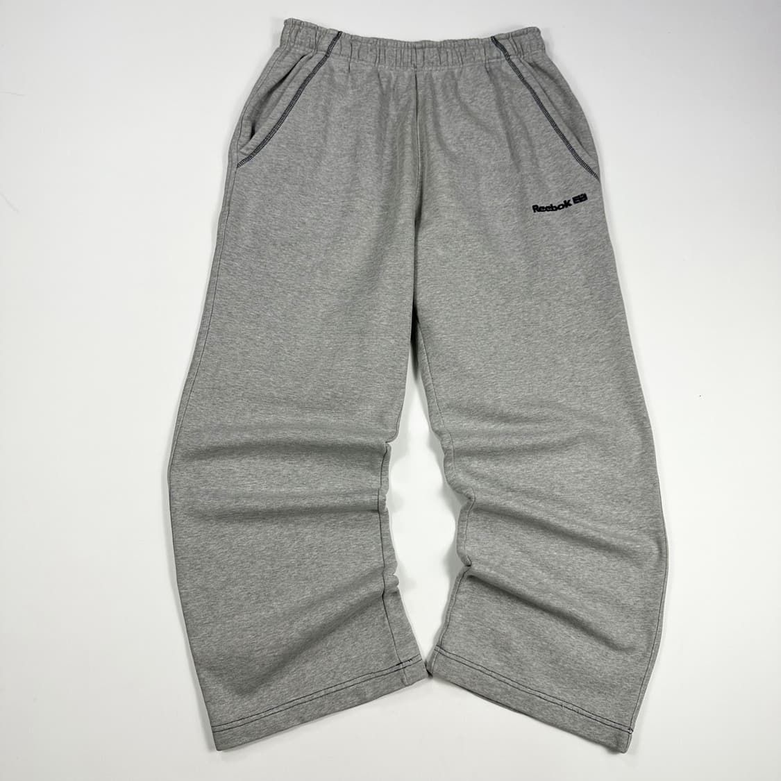 리복 클래식 올드스쿨 와이드 스웻팬츠 그레이 M 상품이미지2