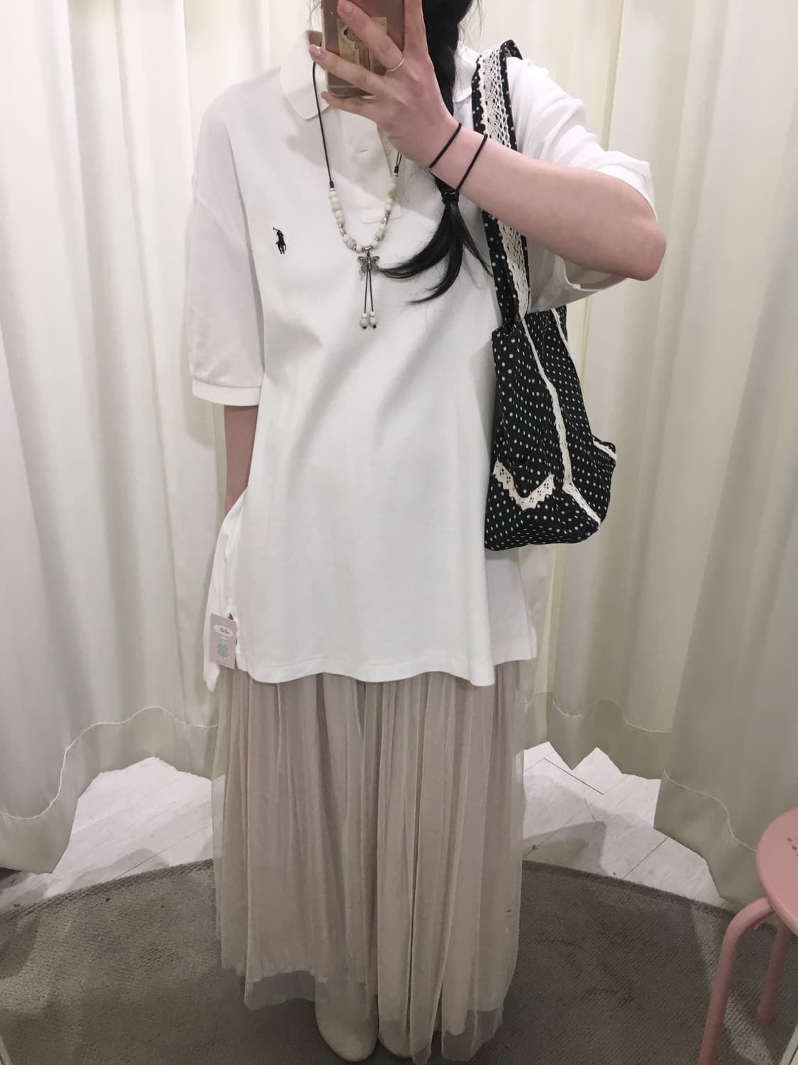 폴로 화이트 PK 상품이미지3