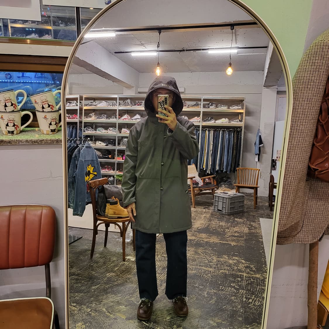 FENDI JEANS 후디 롱자켓 (XL) 상품이미지2