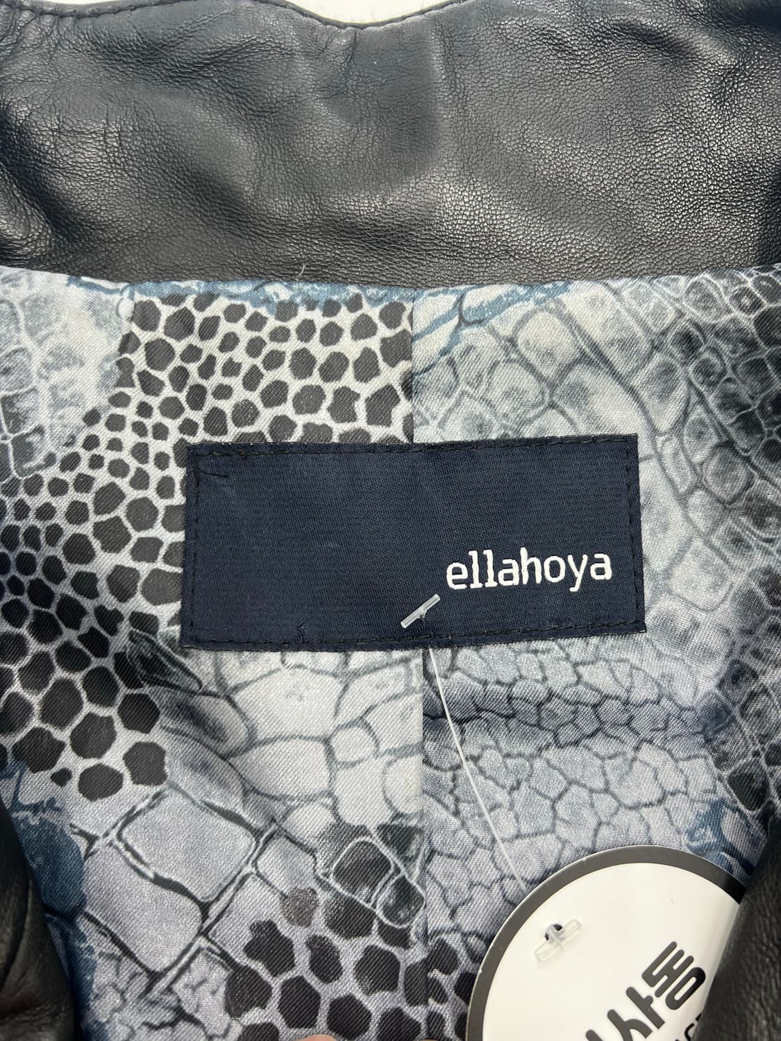 우먼 램스킨 비즈 디테일 레더 자켓 상품이미지3