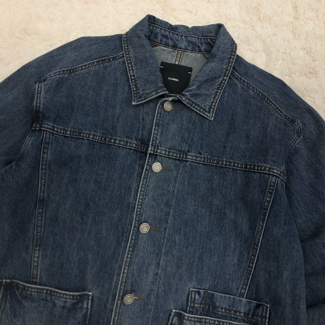 일꼬르소 데님 초어 자켓 상품이미지2