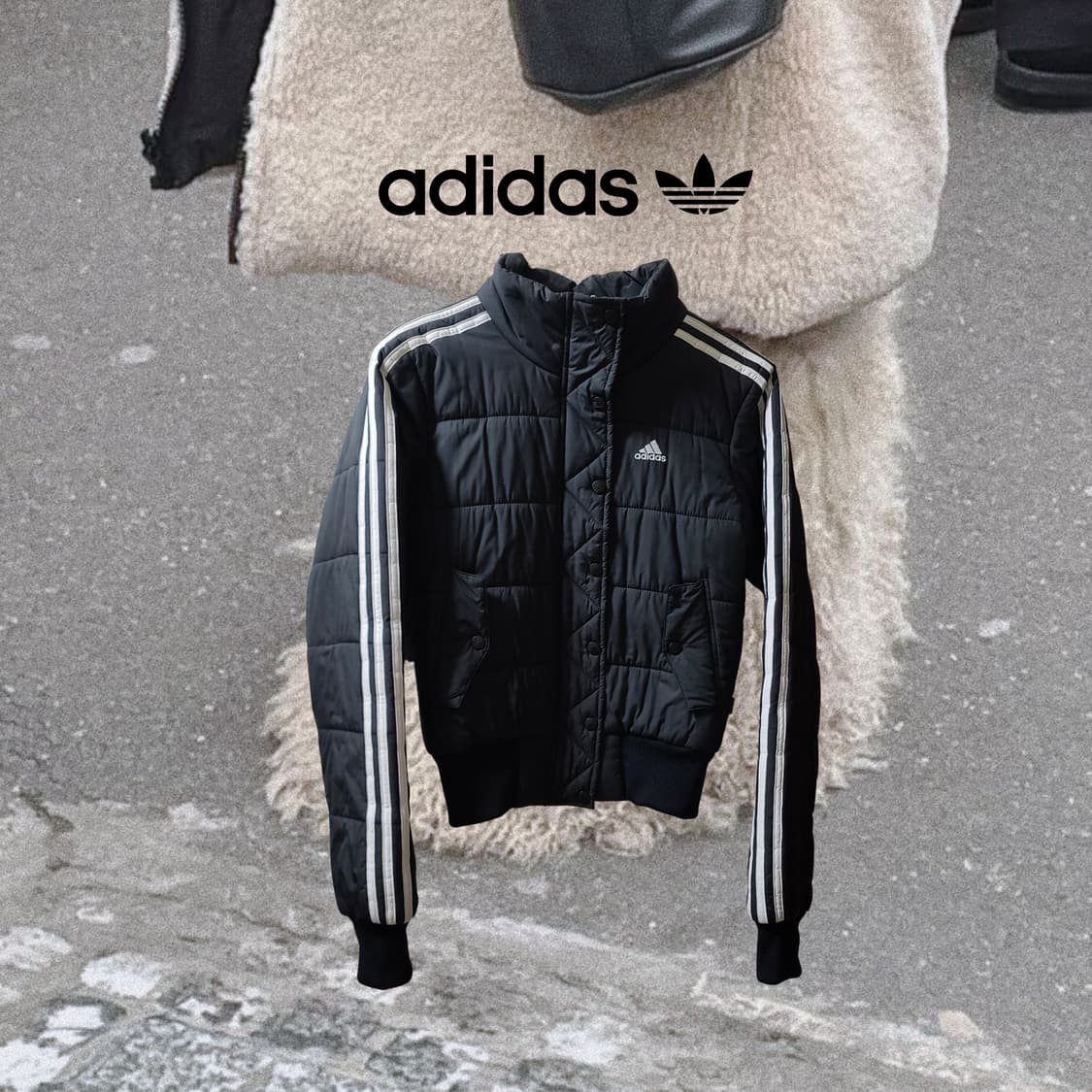 Vintage ADIDAS y2k button up s 상품이미지2