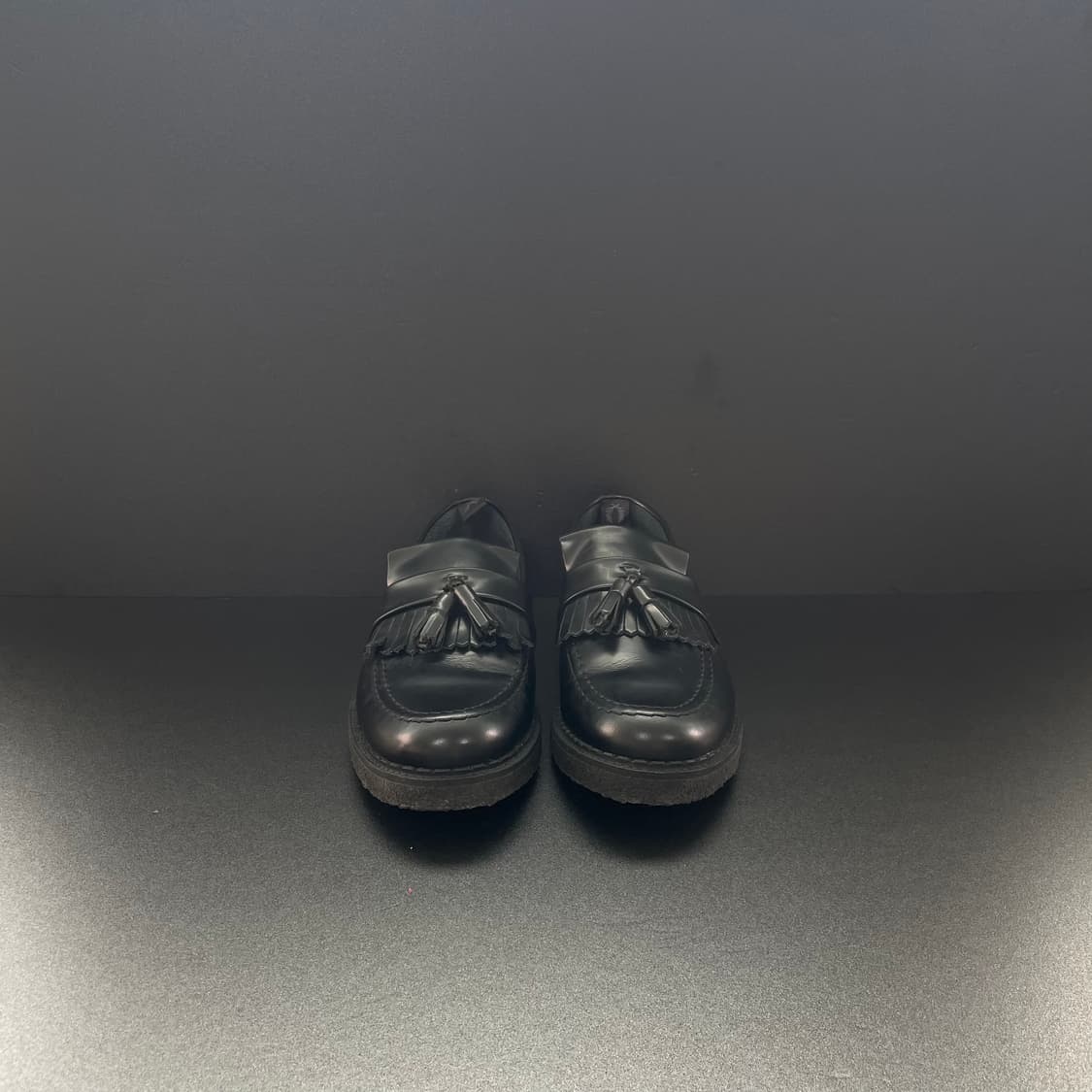 [43] 조지콕스X프레드페리 레더 테슬 로퍼 상품이미지2