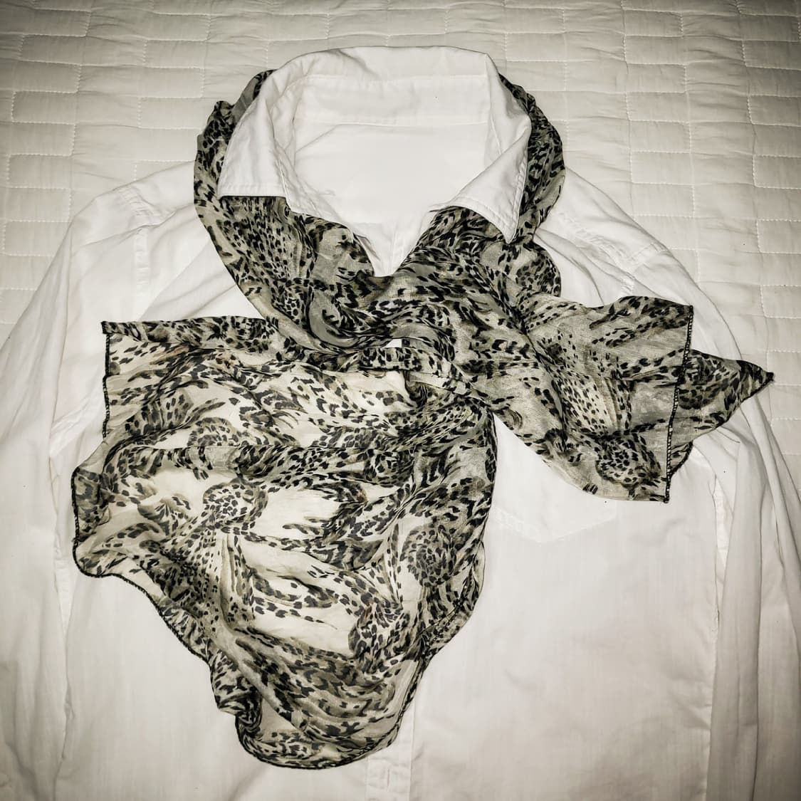 '00s Animal Print Scarf 상품이미지1