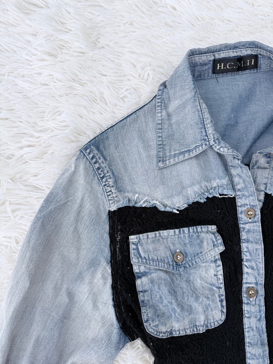 데님블라우스 상품이미지3