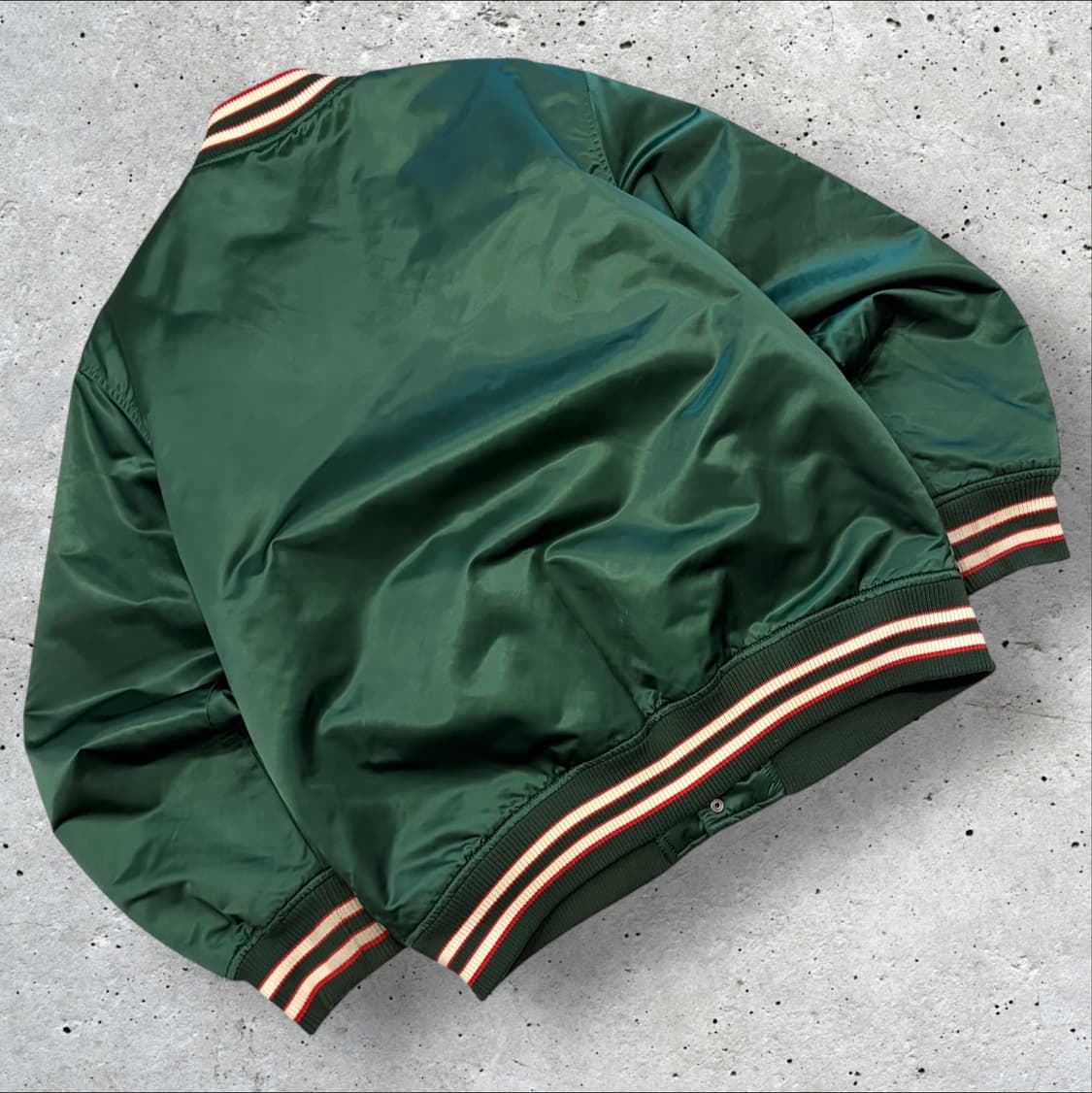 [L]. 흐앤므 LOGG 그린 WICKS 야구 점퍼 비시티 자켓 B803 상품이미지2