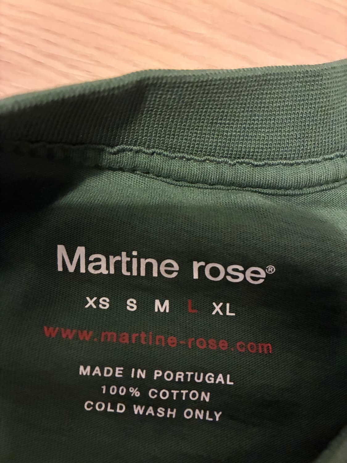 마틴로즈 Martine Rose 반팔 완전 새상품 상품이미지2