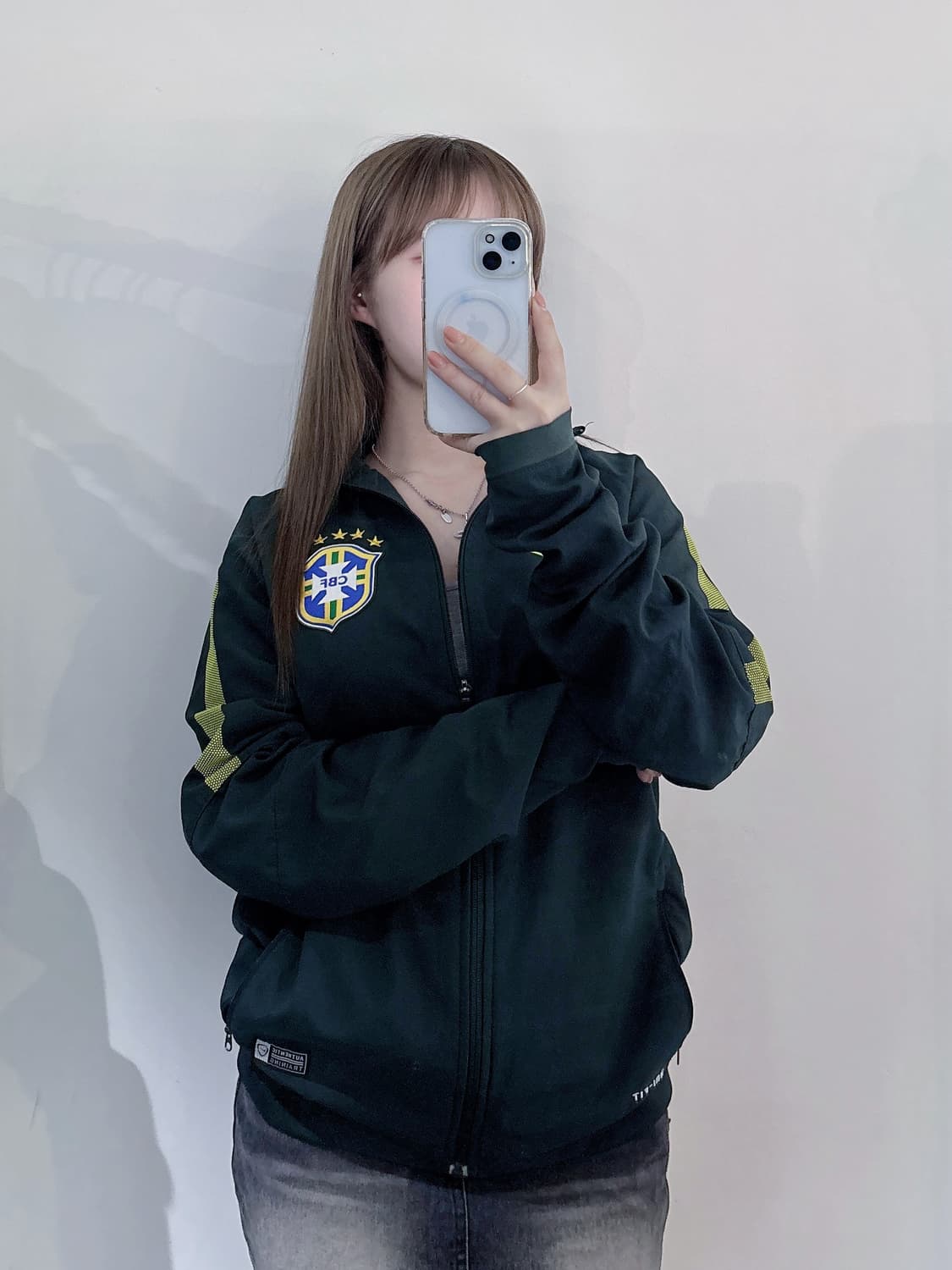 나이키 브라질 국대 바람막이 상품이미지2