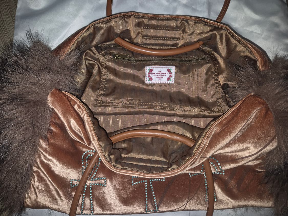 Sculptor Slouch Velvet Bag Burnt Orange 상품이미지2