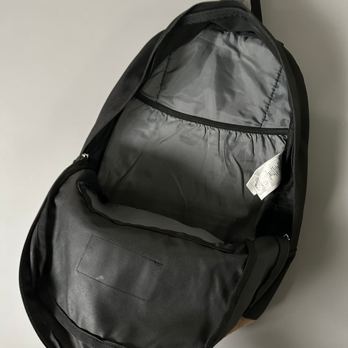 잔스포츠 배색 백팩 가방 베이지 블랙  [012206] 상품이미지2