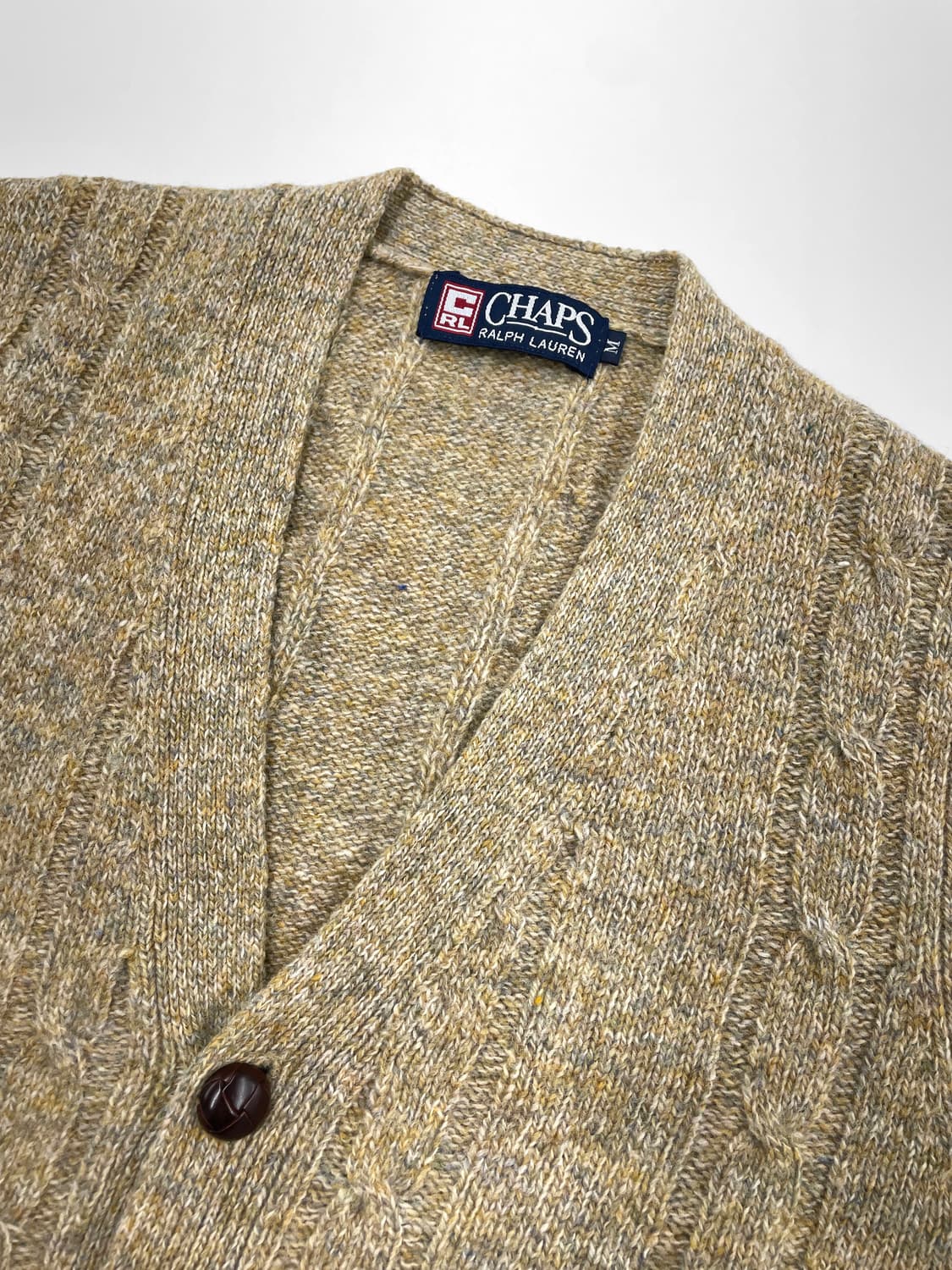 90s 빈티지 챕스 랄프 로렌 케이블 니트 울 베스트 상품이미지4