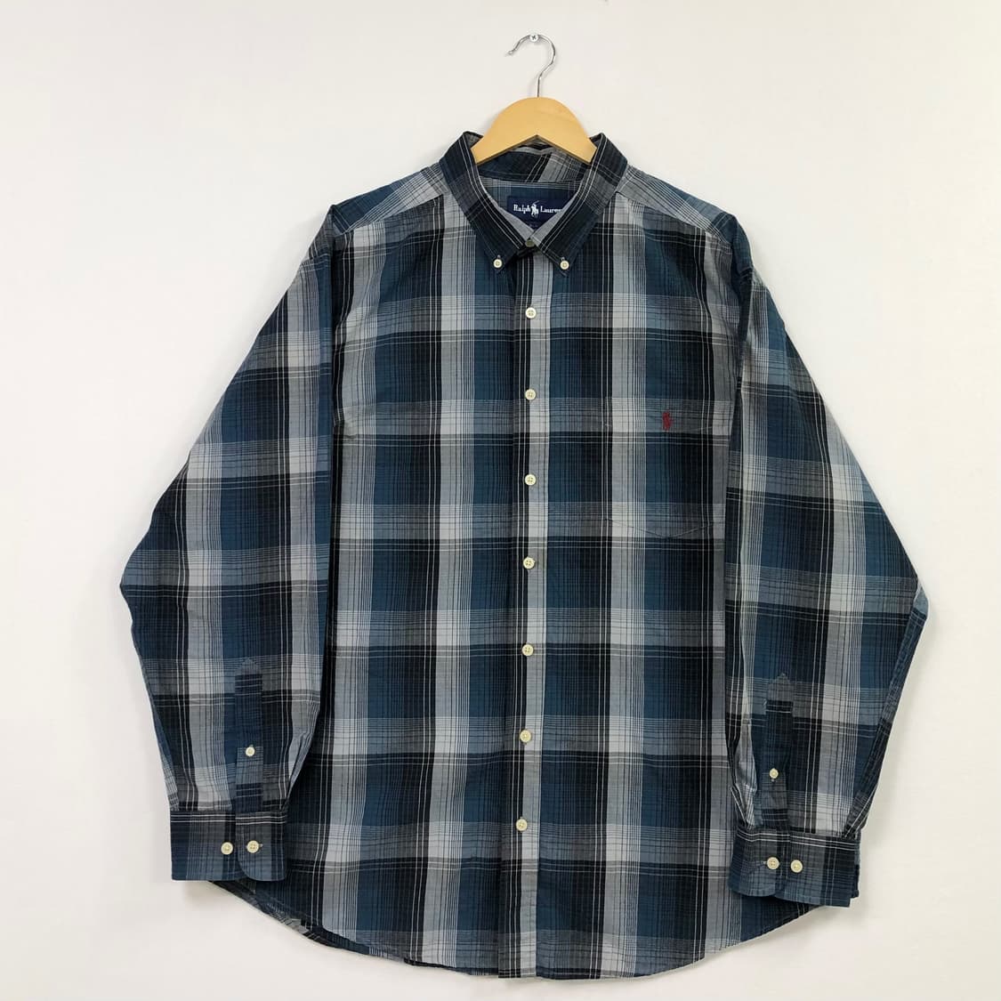 Xxl 폴로 글렌 체크 셔츠 상품이미지2