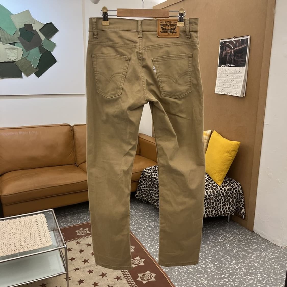 리바이스 511 모던 캐주얼 빈티지 코튼팬츠 면바지 27인치 C10485 상품이미지4