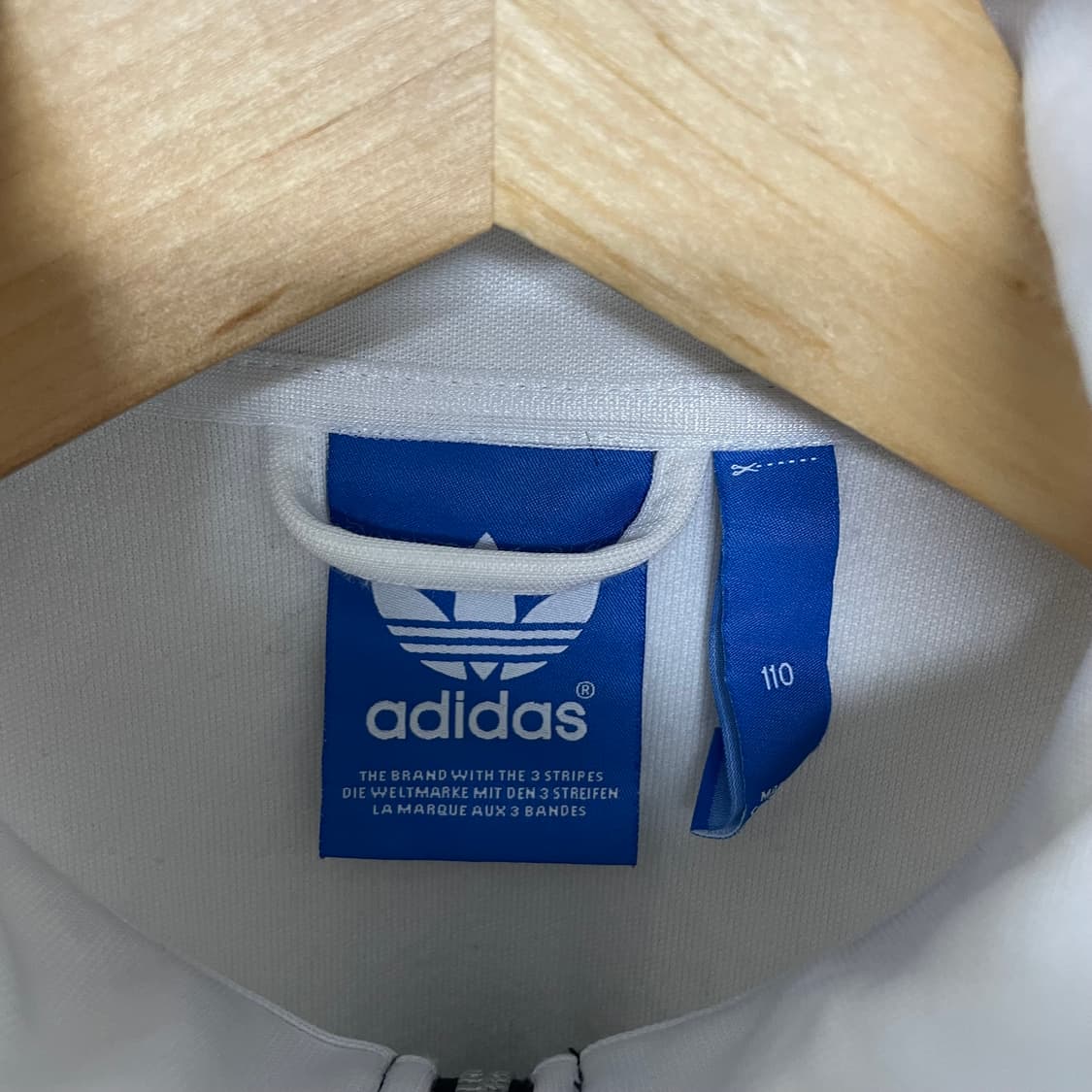 아디다스 유로파 트랙탑 져지 화이트 블랙 상품이미지4