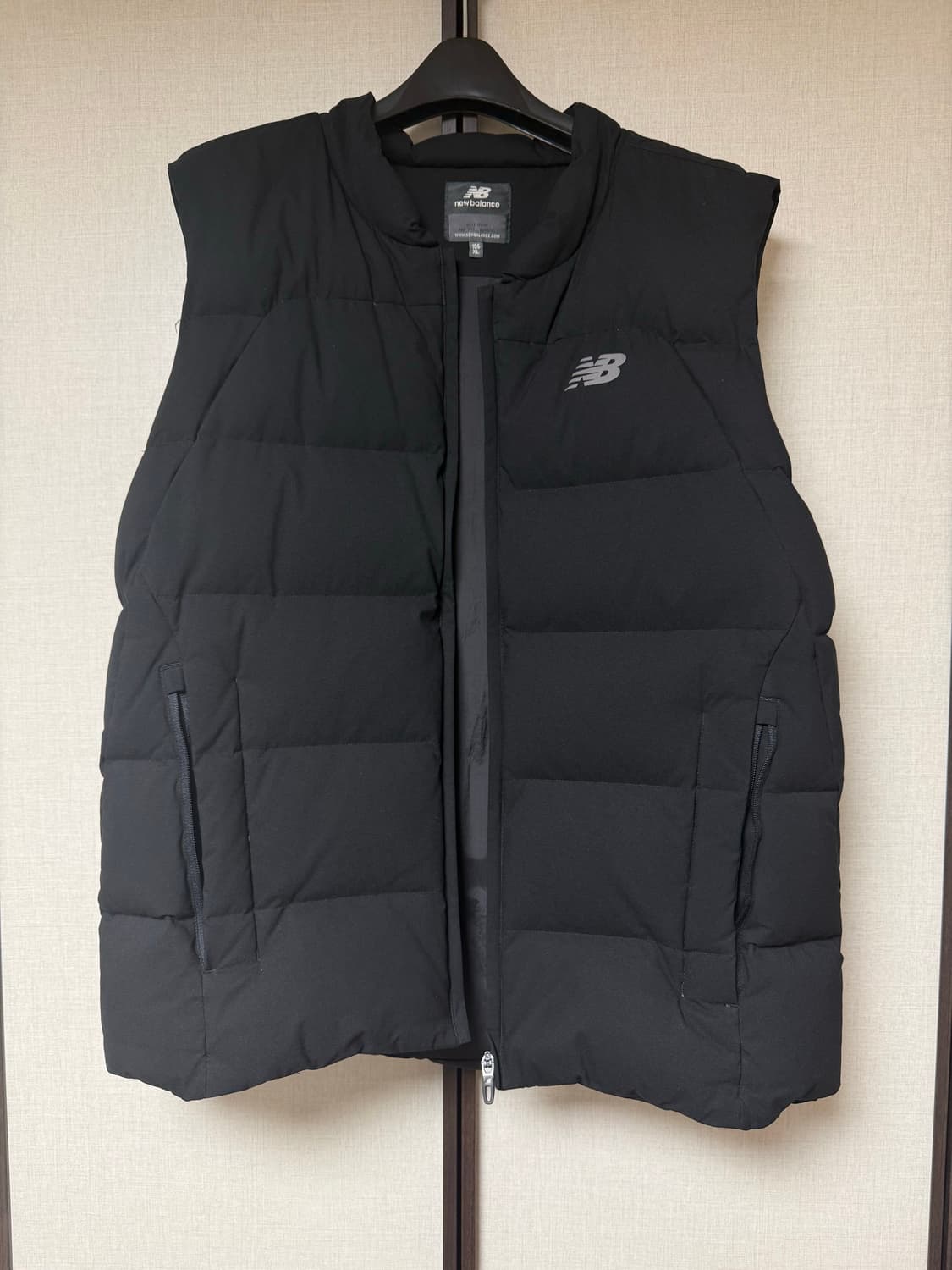 뉴발란스블랙 후리스 패딩조끼 xl사이즈 상품이미지4