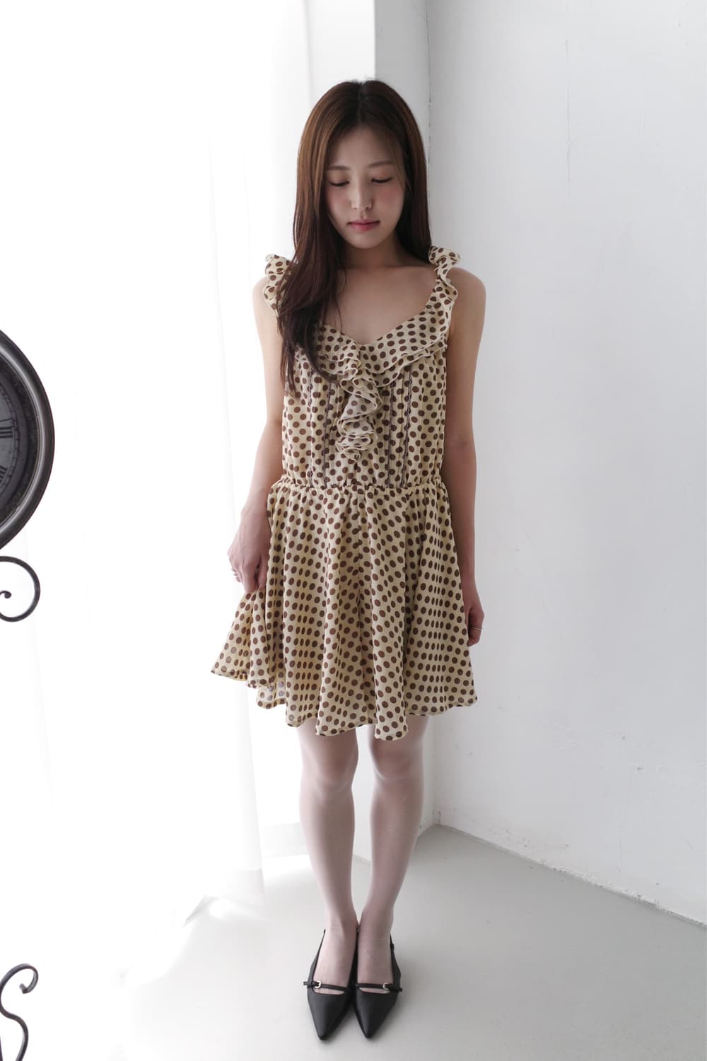 axes femme) frill dot one-piece 상품이미지1