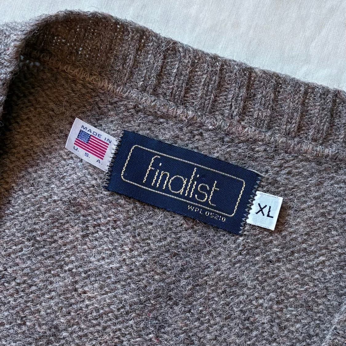 [107-110] 80s USA 페어아일 셰틀랜드 울 니트 베스트 상품이미지3