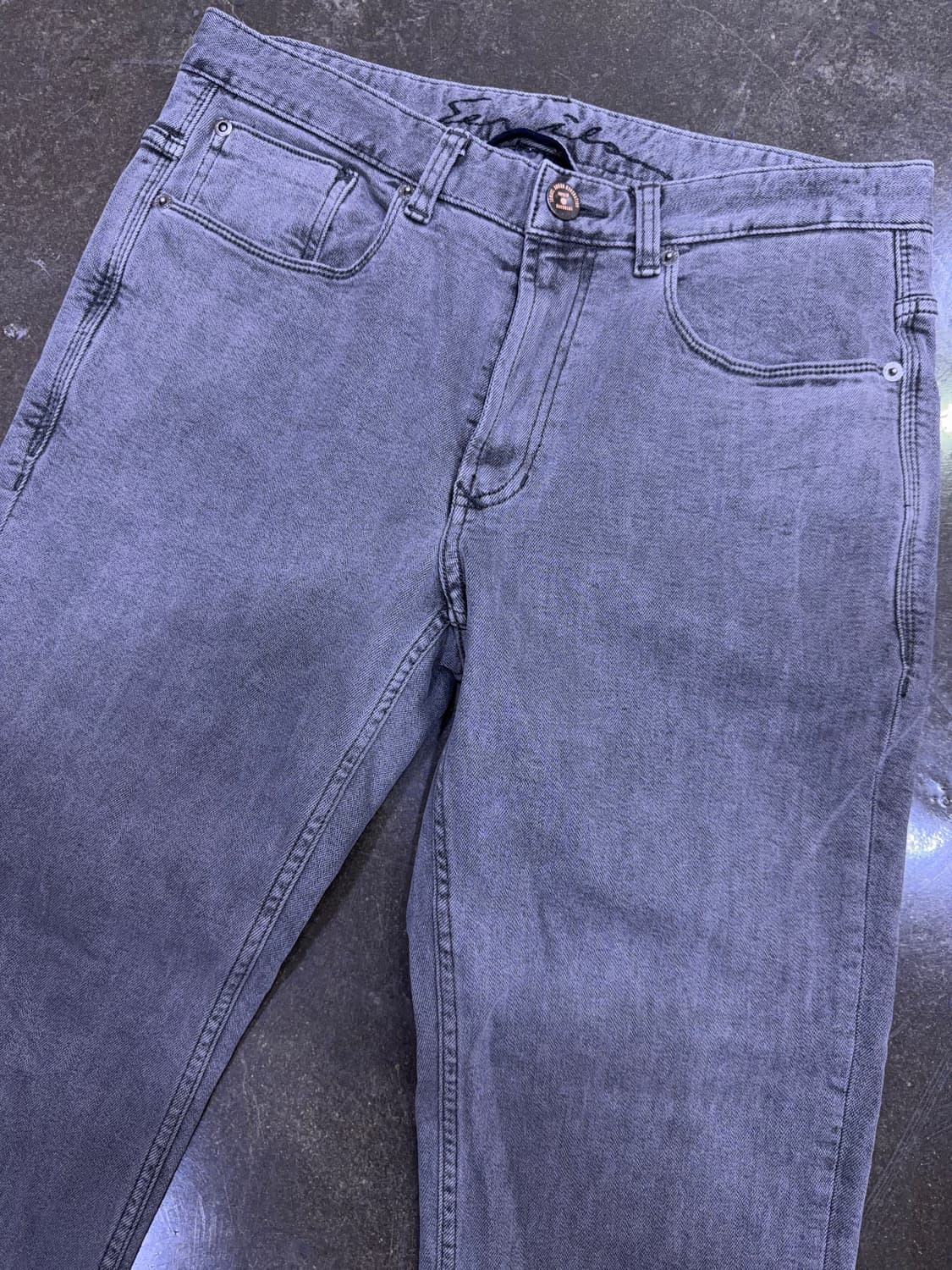 시리즈 힙스터 그레이 빈티지 워싱 데님팬츠 78 (30) 상품이미지3