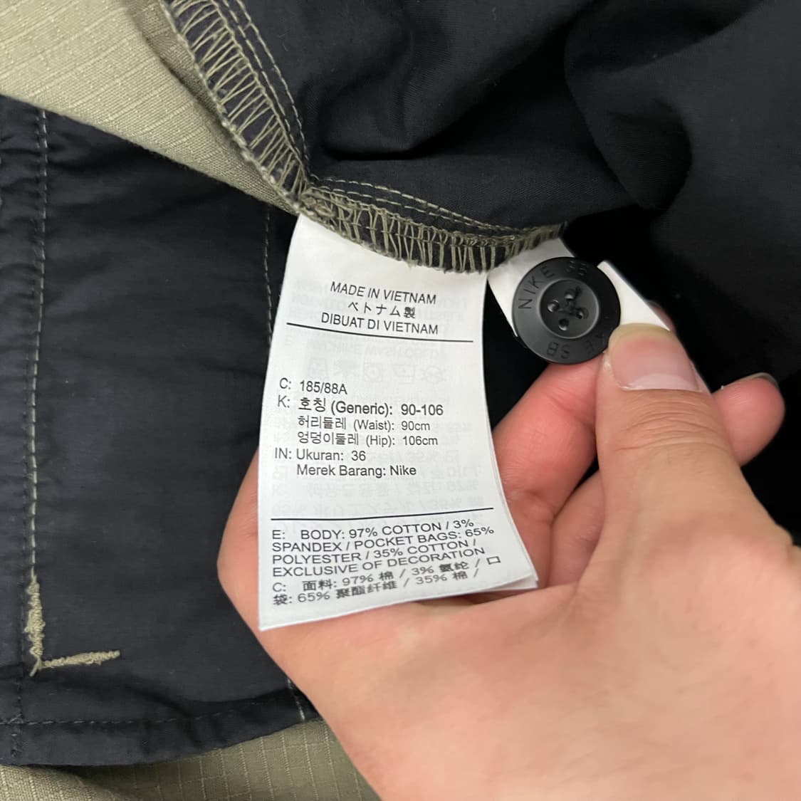 나이키 SB 더블포켓 와이드 카고 팬츠 상품이미지7