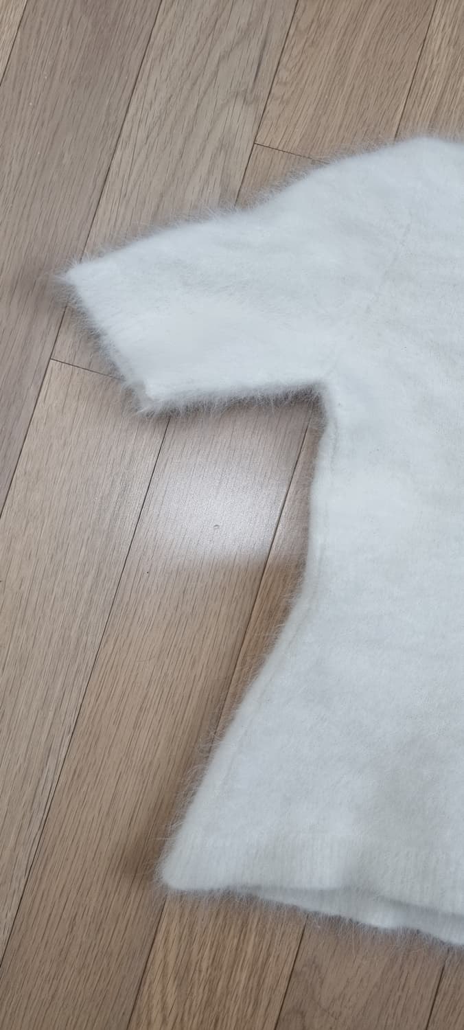 mon ma mes 앙고라 80% 퍼 반팔 L _ 여성 실측확인 상품이미지3
