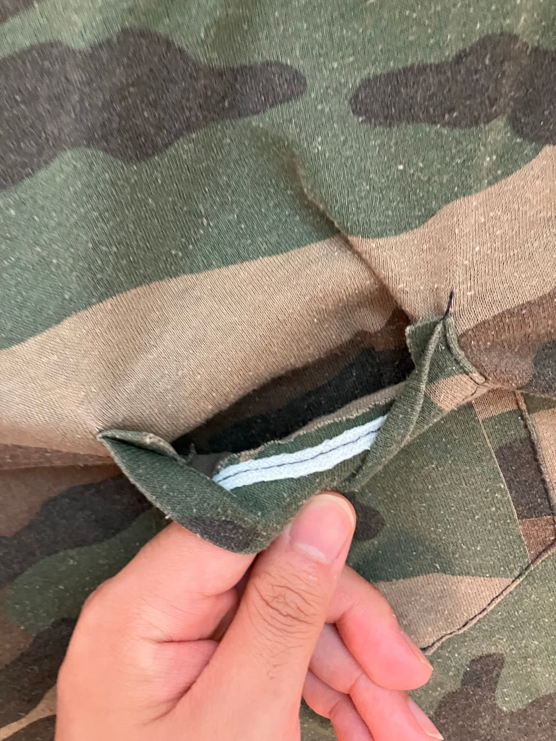 80s woodland camo pocket tee  (USA) 상품이미지4