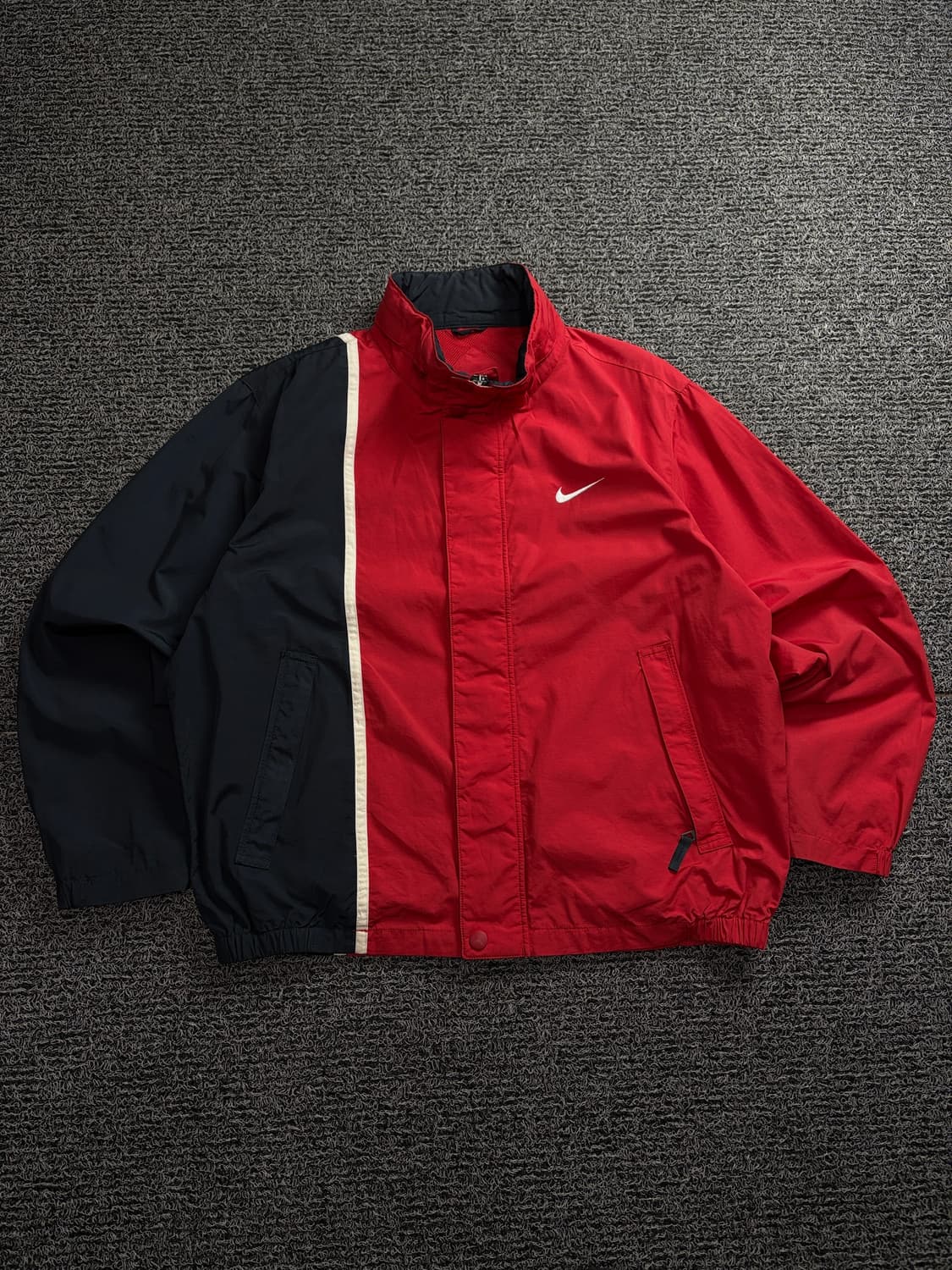 90s 나이키 스우시 올드스쿨 배색 박시핏 바람막이 1667 상품이미지2