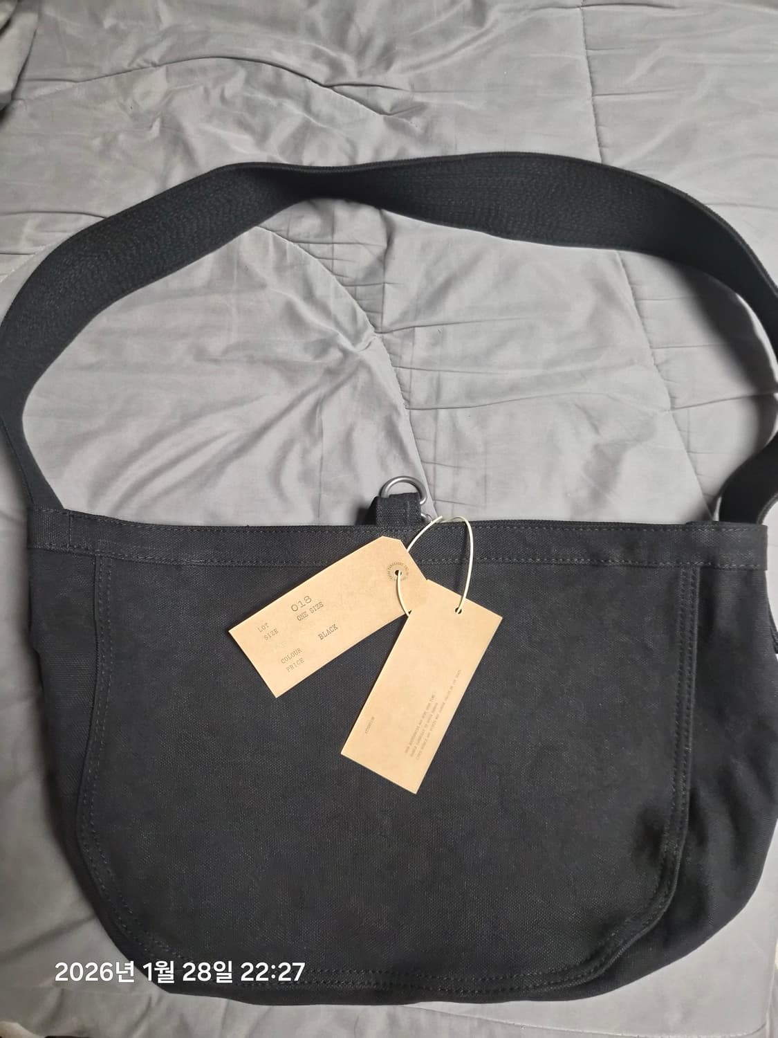 타이가타카하시 뉴스보이백 캔버스 LOT.018 스몰 상품이미지1