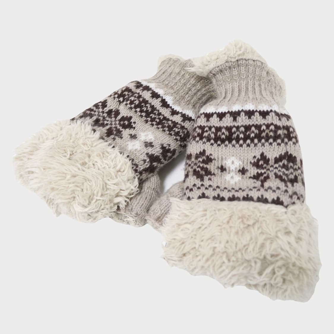 노르딕 패턴 뽀글이 장갑 63350 상품이미지1