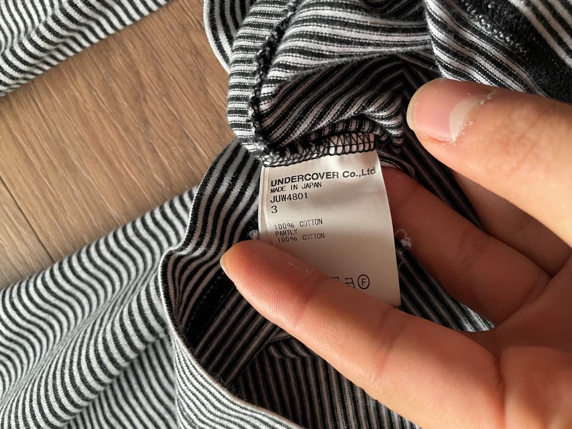 [3] 언더커버 스트라이프 후드 상품이미지4