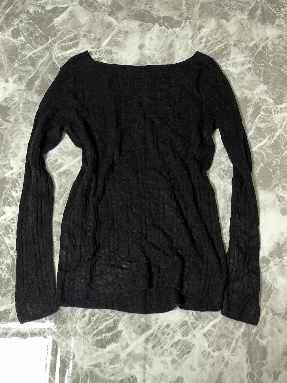 Azul v neck long sleeve knit 상품이미지6