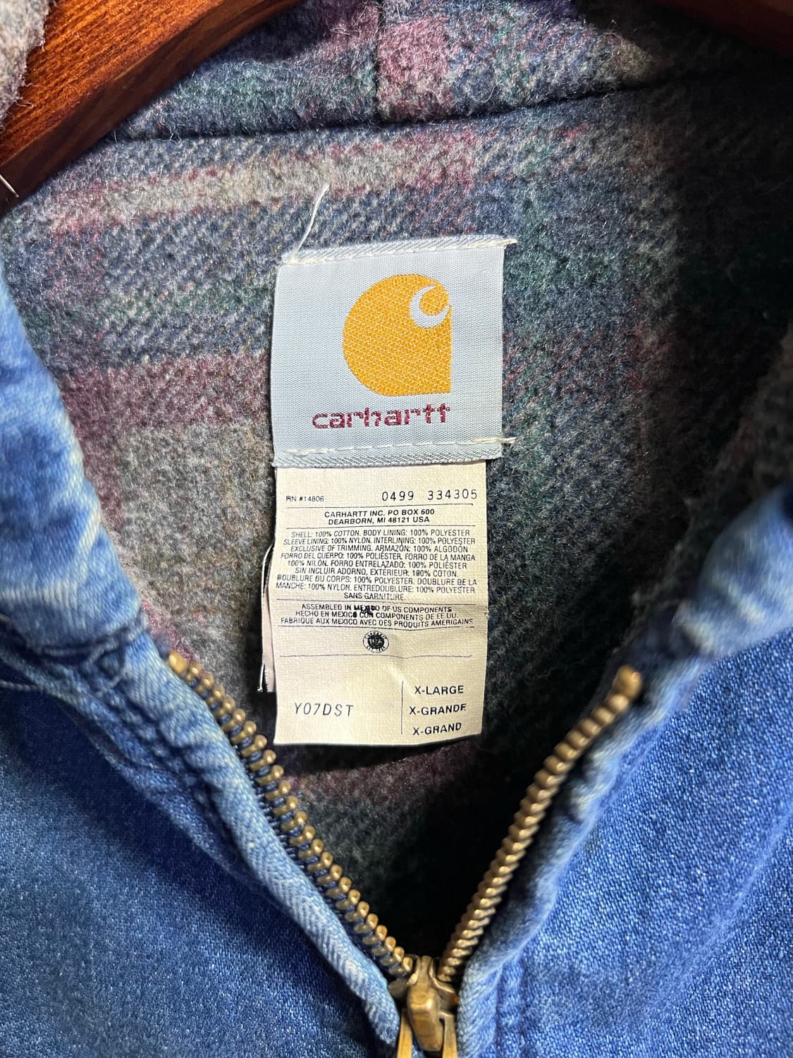 Carhartt 칼하트 데님 자켓 상품이미지4