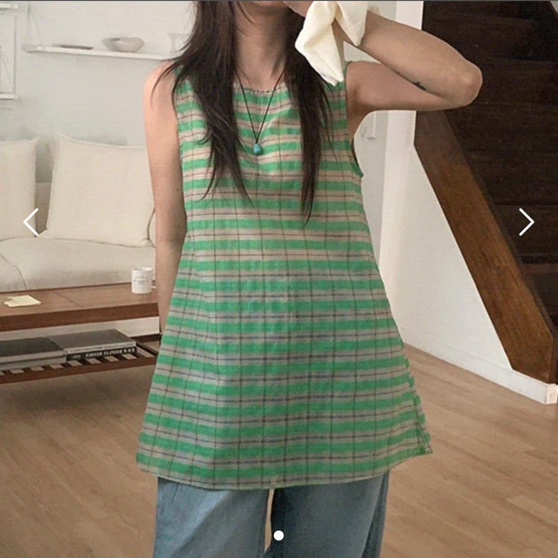 온고 ongo 트리오 시스루 레이어드 원피스 상품이미지4