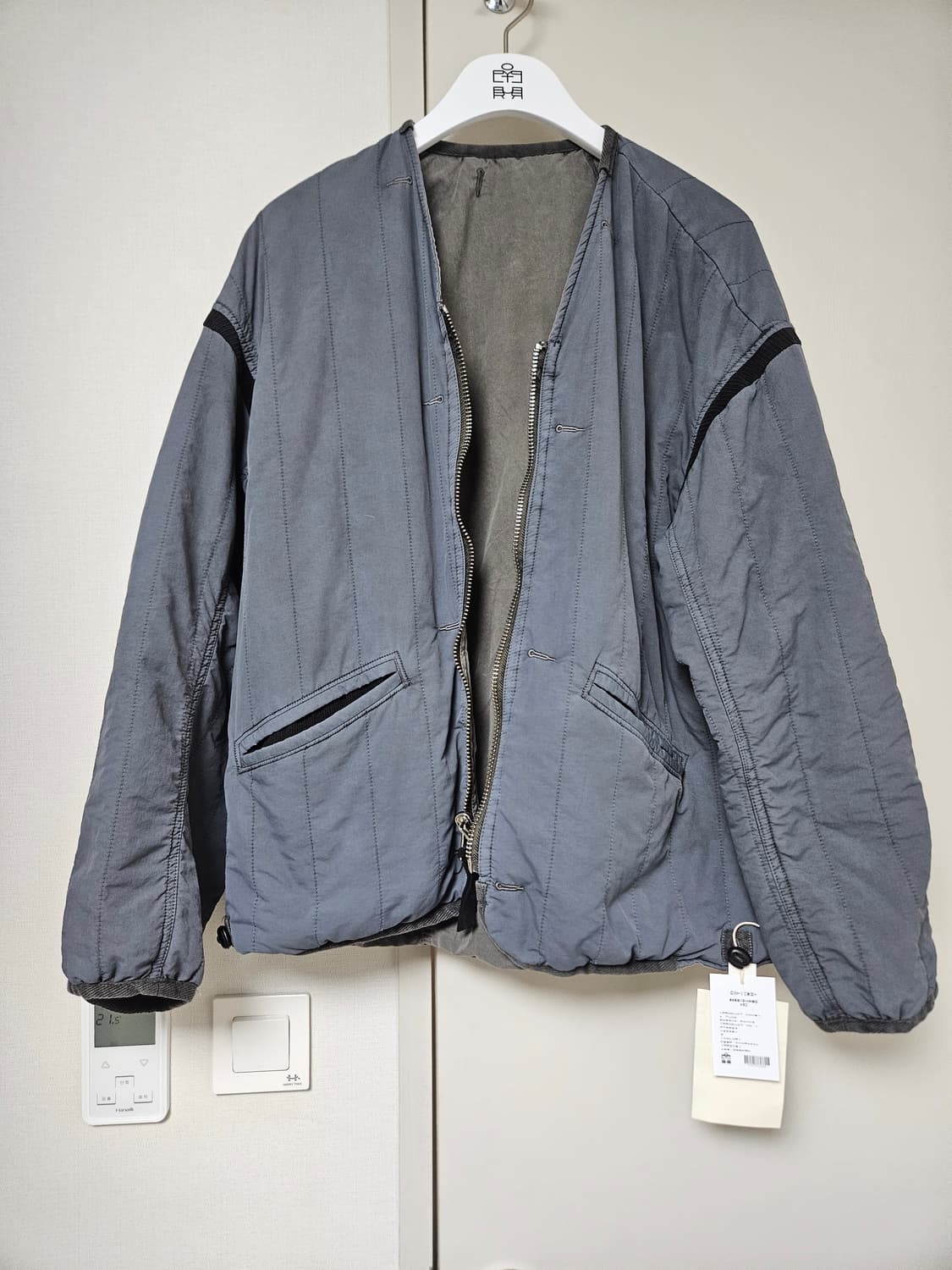 2)폴리테루 25fw 세이지제이드 라이너(새제품급) 상품이미지1