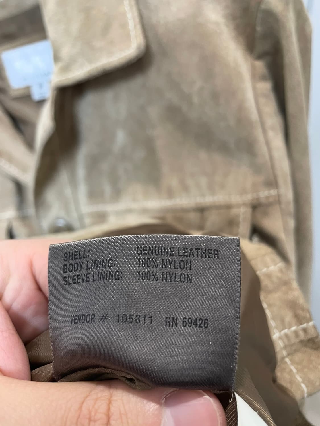 (M) 윌슨 레더 레더 스웨이드 트러커 자켓 상품이미지8