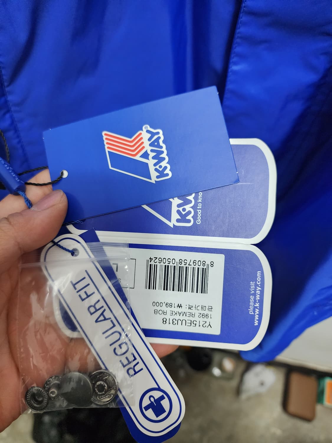 (새상품) K-WAY 까웨 바람막이 윈드브레이커 자켓  상품이미지6