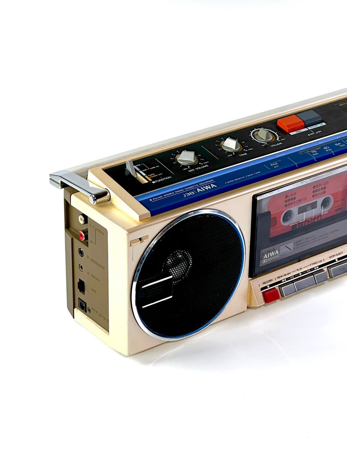 일본 빈티지 아이와 휴대용 라디오 카세트 플레이어 붐박스 상품이미지3