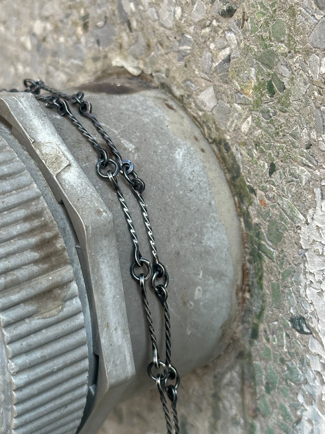 Vintage 925silver chain necklace 상품이미지3