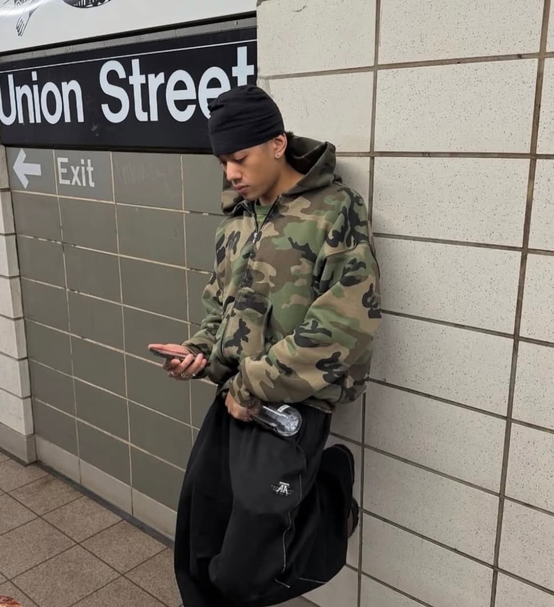 zicmade 카모 후드집업 L 새제품 상품이미지3