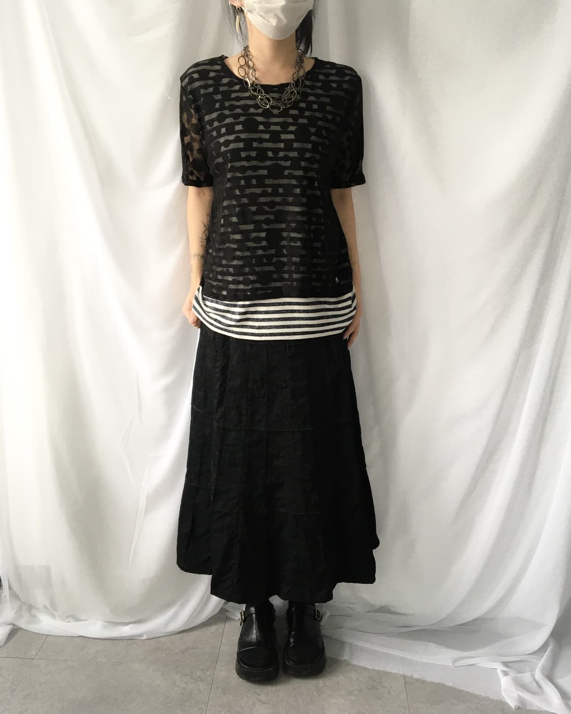dot pattern t shirt 상품이미지5